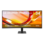 LG 34U601B-B PC lamekuvar 86,4 cm (34") 3440 x 1440 pikslit Dual WQHD LCD Must