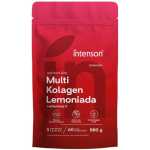 Intenson Multi-Kollageen sidrunijook + C-vitamiini toidulisand maasika maitsega, 660 g