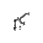 Gembird MA-DA2P-01 monitori kinnitus ja alus 81,3 cm (32") Laud Must