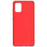 Evelatus Samsung Galaxy A71 Nano Silicone Case Soft Touch TPU Red