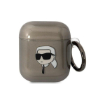 Karl Karl Lagerfeld KLA2HNIKTCK AirPods 1/2 cover black/black Karl's Head