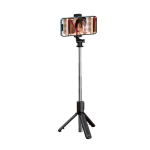 XO XO SS09 2in1 Selfie Stick & Video WEB Call Table Tripod with Wireless Shutter Button expand to 70cm Black