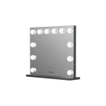 Humanas vanity mirror Humanas HS-HM02 vanity mirror with LED lighting - black