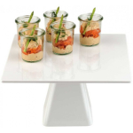 Square Square cake stand made of melamine 310 x 310 x 80 mm - Hendi 566589