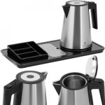 Royal Royal Catering Hotelowy set powitalny electric kettle with tray 1.2 l 1800 W silver