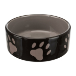 Animal Animal bowl, ceramic : Trixie Ceramic bowl, with paw prints, 0.3
