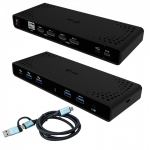 i-tec CADUA4KDOCKPDB s&uuml;learvuti dokk ja pordireplikaator Juhtmega &uuml;hendatud USB 3.2 Gen 1 (3.1 Gen 1) Type-C Must