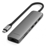 Satechi ST-P7SM jaotur USB t&uuml;&uuml;p-C 10000 Mbit/s Hall