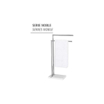 WENKO, WENKO, towel and clothes rack 45.5x20x82 cm white polyresin and chrome