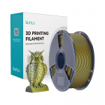 Sunlu PLA+ Silk Dual Color Filament (Must ja Kuld)