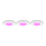 Philips Philips Hue White and colour ambience &Otilde;huke s&uuml;vistatav valgusti, 90 mm, 3 tk pakis