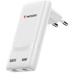Verbatim Fold n Go laadija 65W PD QC valge