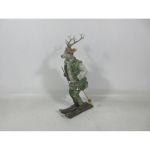 Mondex Mondex Since 1986 SANTA LILA Briedžio slidininko figūrėlė 16x11x32,5cm