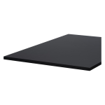 Elfen Ergodesk table top, 140 x 75 cm, matt black, anti-fingerprint surface