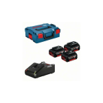 BOSCH. BOSCH. BATTERY 18V 5.0Ah x3 + Charger GAL 18V-40 + LB