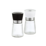 Valge Valge ja musta soola- ja pipraveski, maht 160 ml, klaasist korpus, keraamilised labad KB 7257