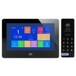 Orno Video intercom kit, handset-free color, LCD 7", touch screen, OSD menu, memory, SD card slot, DVR, gate control, with encry