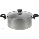 Pott Pott BALLARINI Ferrara 2 sanga ja kaanega Graniit 24 CM FERG25D.24D