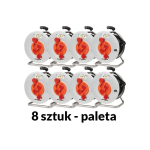 Blow Extension cord PR-61 50m 3x2.5 coils 8 pcs