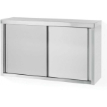 Hanging Hanging steel kitchen cabinet with sliding doors 100x60x30cm - Hendi 811207