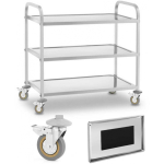 Royal Royal Catering Serving trolley with 3 shelves, HENDI