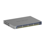 NETGEAR GS752TXP Juhitav L2/L3/L4 10G Ethernet (100/1000/10000) Power over Ethernet tugi Must