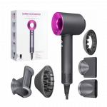 Wooco Leafless Hair Dryer with 5 Magnetic Nozzles 1600W