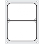 Hendi 805596 riivi tarvikud Alumiinium 1 tk