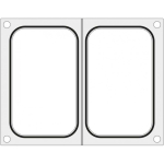 Hendi Matrix form for two containers 178x113 mm