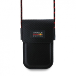 Red Red Bull PU Carbon Phone Bag Black