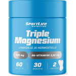SportLife Triple Magnesium 60 capsules, 80 g