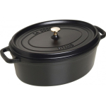 STAUB LA COCOTTE Ketaus ovaalne pott 8 l, must