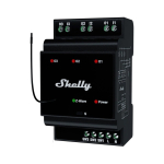 Shelly Qubino Wave Pro 3 Z-Wave 3 kanali DIN-raudtee relee