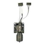 E3D t&auml;ielikult kokku pandud suure voolu ObXidian HotEnd, mis on m&otilde;eldud Bambu Lab P1 seeriale 0,6 mm