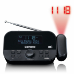 Lenco CR-615BK raadio Kell Analoog ja digitaal Must