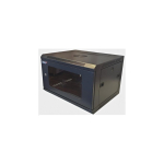 LEXI-Net LEXI-Net 19" seinaraud 9U 600x450, kande koormus 60 kg, klaasiduksed, lahtine, must