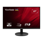 Viewsonic VA VA2708-2K-HD-2 PC lamekuvar 68,6 cm (27") 2560 x 1440 pikslit Quad HD LED Must
