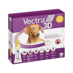 CEVA Vectra 3D (1,5-4kg) - anti-parasiittilahused koertele - 3 x 0,8ml
