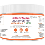 Wish Wish Pharmaceutical Gl&uuml;koosamiin + Kondroitiin + C-vitamiin + MSM toidulisand pulber 250g
