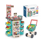 Toy Toy shop with trolley and accessories 47 pcs. Whoopie, blue