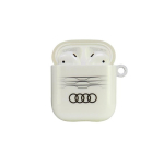 Audi IML Geometric Pattern AirPods 1|2,cover biały|white