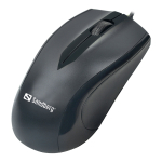 Sandberg 631-04 hiir Universaalne M&otilde;lemak&auml;eline USB t&uuml;&uuml;p-C Optiline 1200 DPI