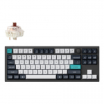 Keychron Q3 Max klaviatuur Universaalne USB + RF Wireless + Bluetooth QWERTY P&otilde;hjamaad Must, Valge