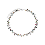 Silvego Silver bracelet with original Bern tourmaline 3mm INS1014BMTS