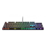 Trust GXT 871 Zora klaviatuur M&auml;ngimine USB QWERTZ T&scaron;ehhi, Slovakkia Must