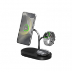 Samsung GP-PWU024WIABW mobiilseadme laadija K&otilde;rvaklapp, Nutitelefon, Nutikell Must, H&otilde;be USB Traadita laadimine Hoonesisene