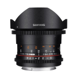 Samyang 8mm T/3.8 Fish Eye HD Cine, MFT SLR Lai kalasilmobjektiiv Must