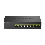 D-Link DMS-108P/E v&otilde;rgul&uuml;liti Mittejuhitav 2.5G Ethernet (100/1000/2500) Power over Ethernet tugi Must