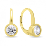 Brilio Brilio Silver Brilio Sidabrinis Delicate kuldsete kattega k&otilde;rvar&otilde;ngad zirkonitega EA129Y