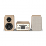 Pure Classic Stereo Mini Kodune audio mikros&uuml;steem 40 W Tamm, Valge